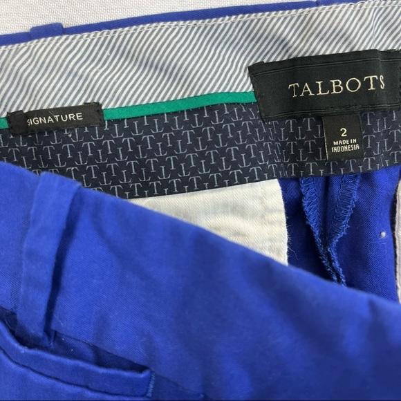 Talbots Signature Women’s Blue Dress Pants - Size 2 - Picture 5 of 10